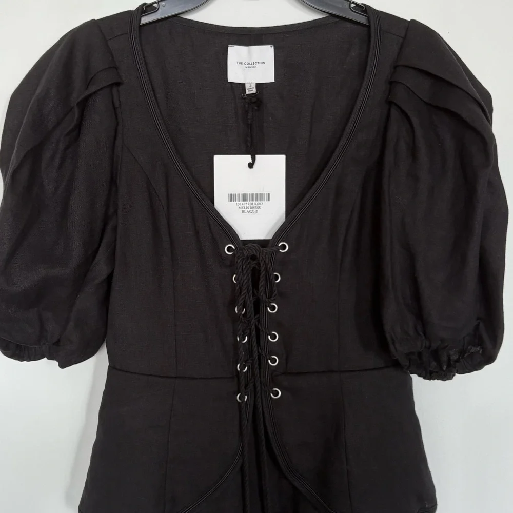 Reformation Melis Linen Mini Dress